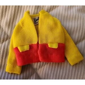 Vintage 1970 Barbie #1462 Rare Pair Yellow & Pink Jacket Only